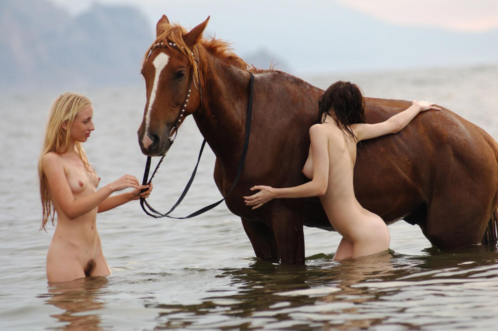 Dariya Lera et cheval