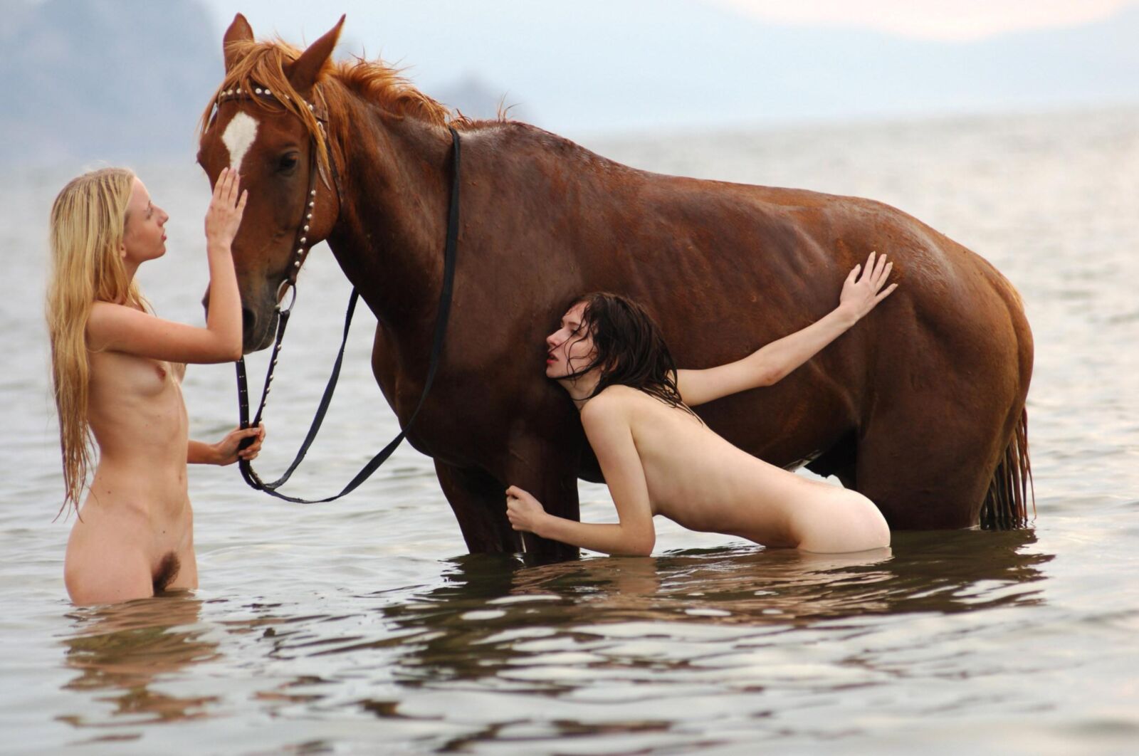 Dariya Lera et cheval