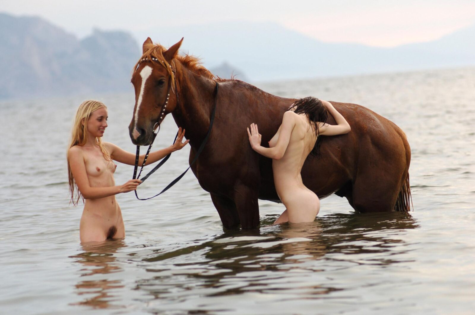 Dariya Lera et cheval