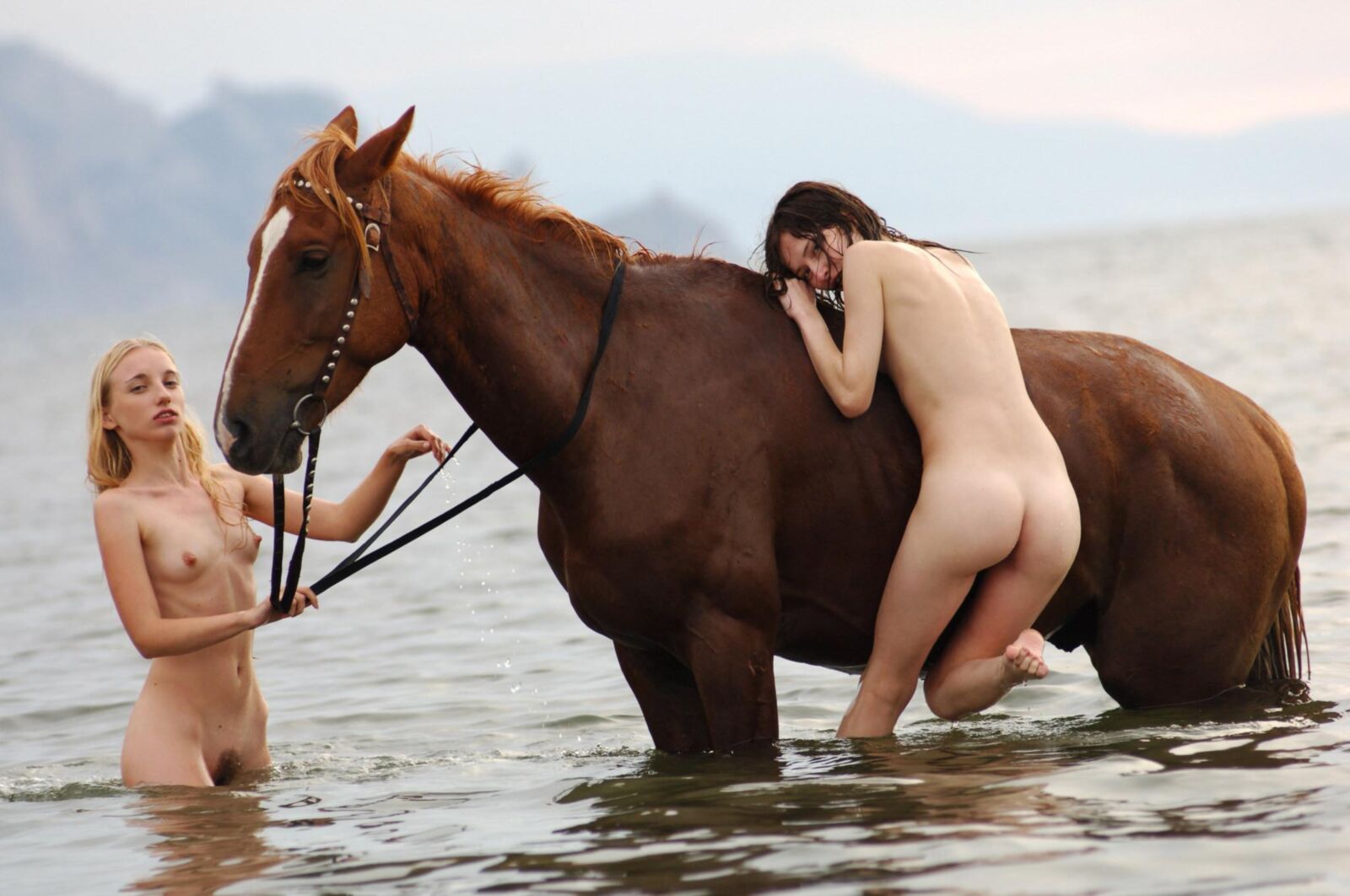 Dariya Lera et cheval