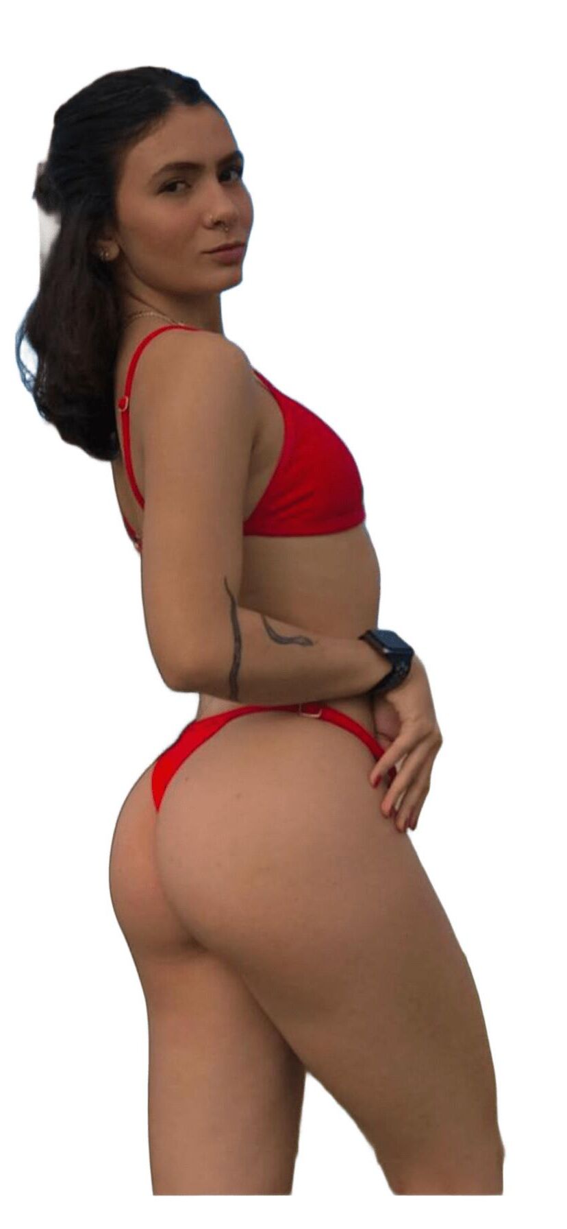 Latina Cute Big Butt Stickers 