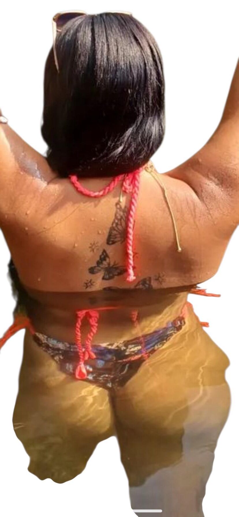 Latina Cute Big Butt Stickers 