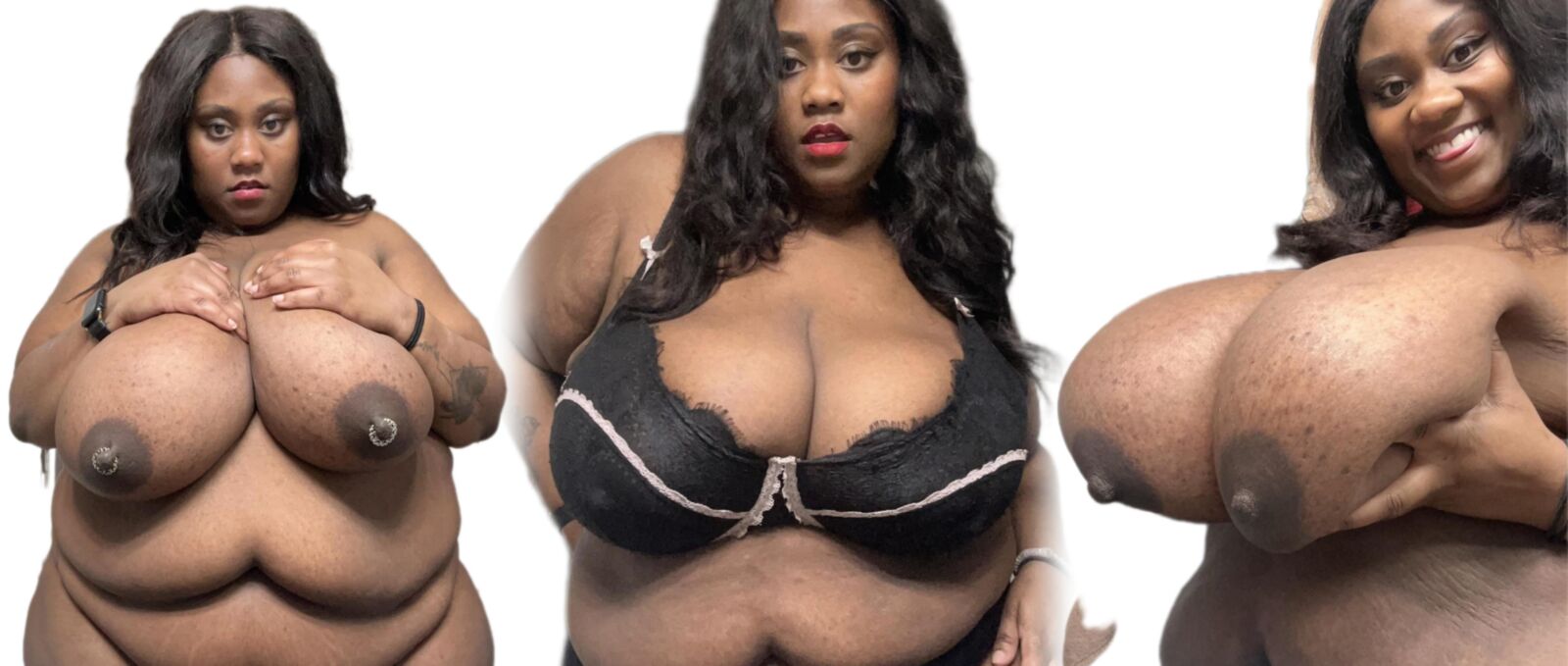 Big Black Boob Splits