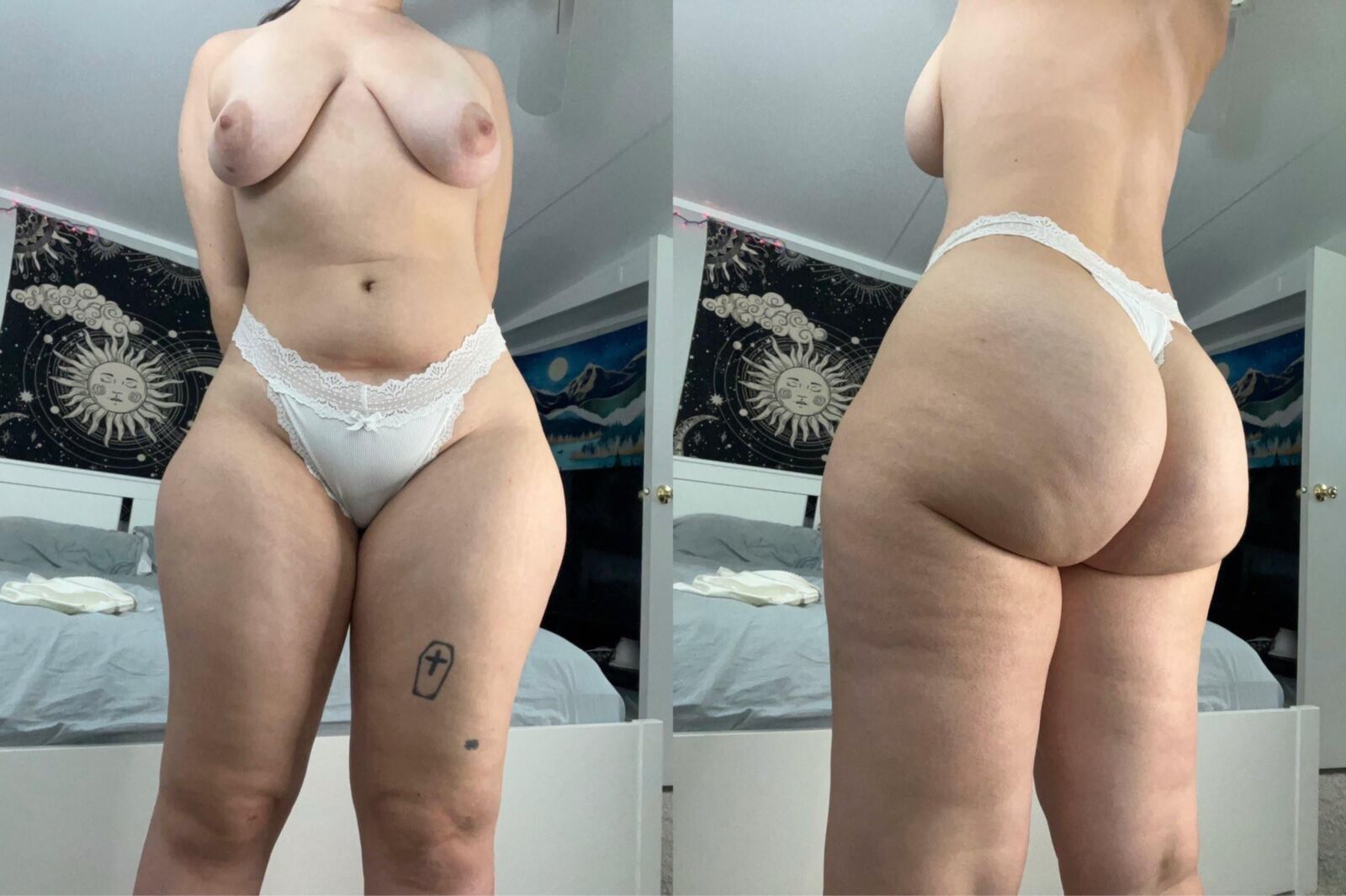 Luna Huge Ass Big Tits Sexy Brunette Girl Mixed Hot Shots