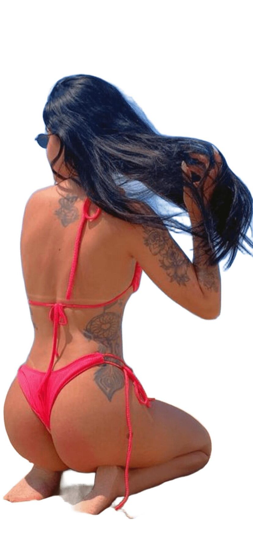 Latina Cute Big Butt Stickers 