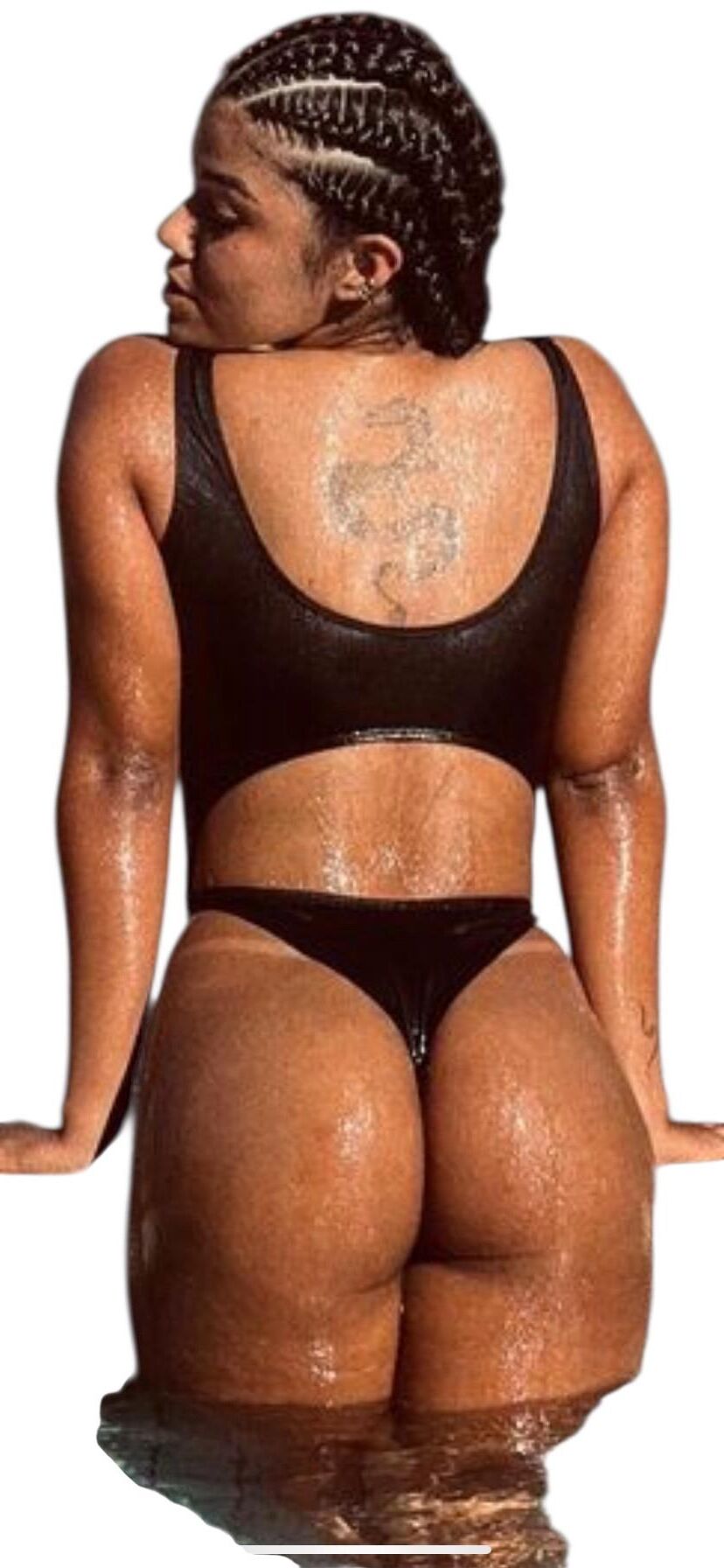 Latina Cute Big Butt Stickers 