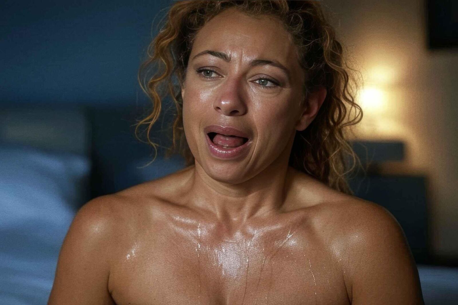 Alex Kingston hermosa agonía