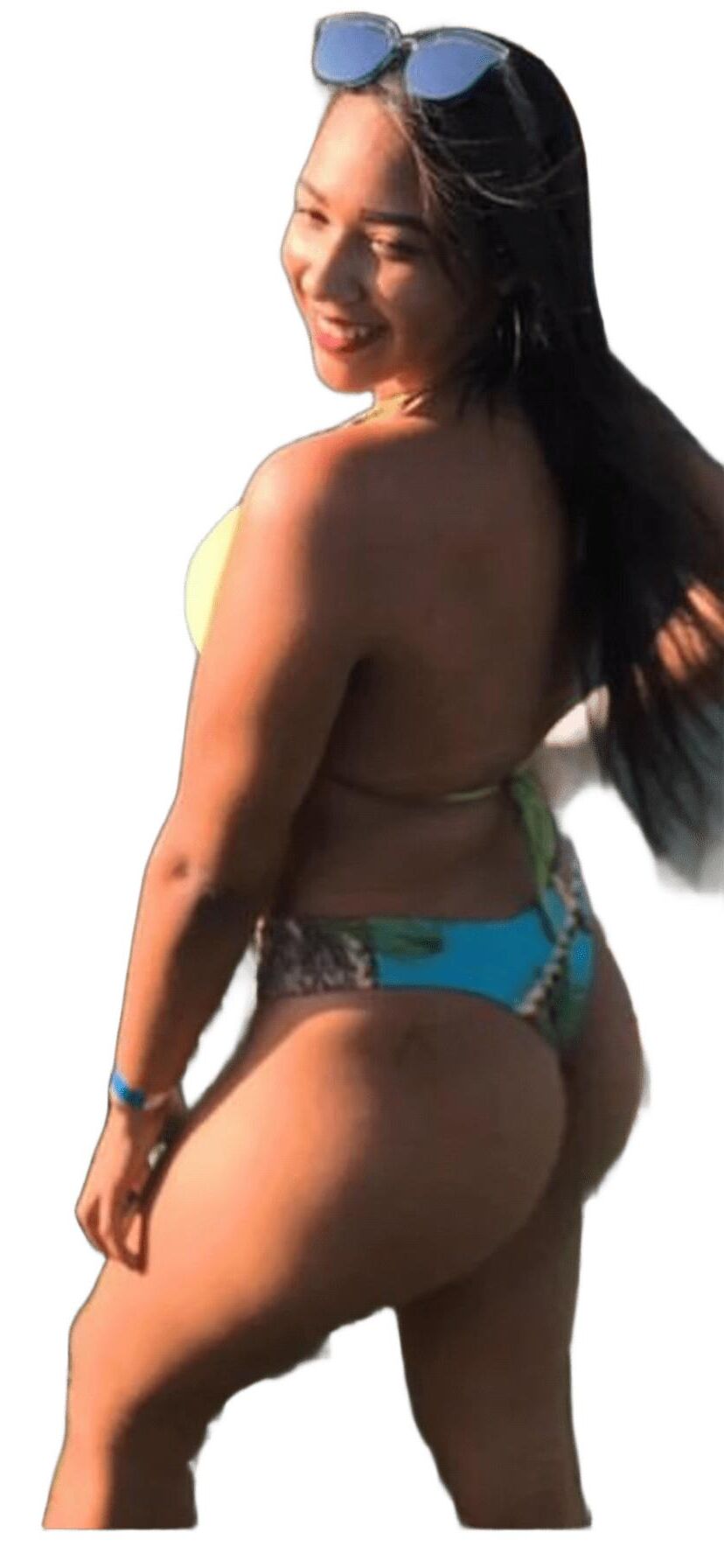 Latina Cute Big Butt Stickers 
