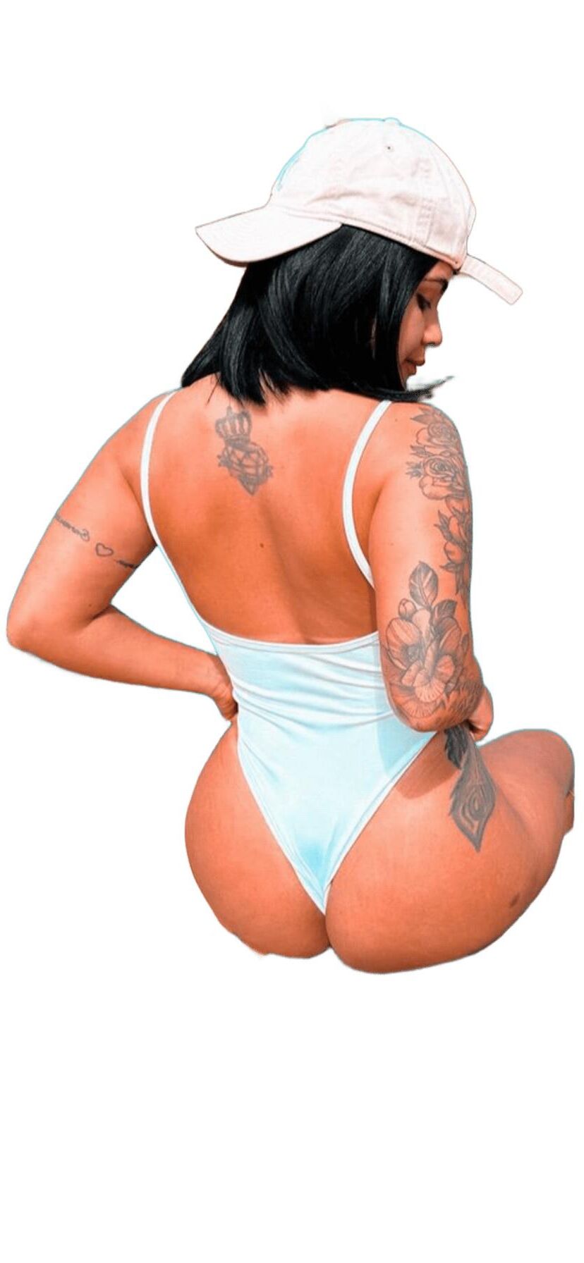 Latina Cute Big Butt Stickers 