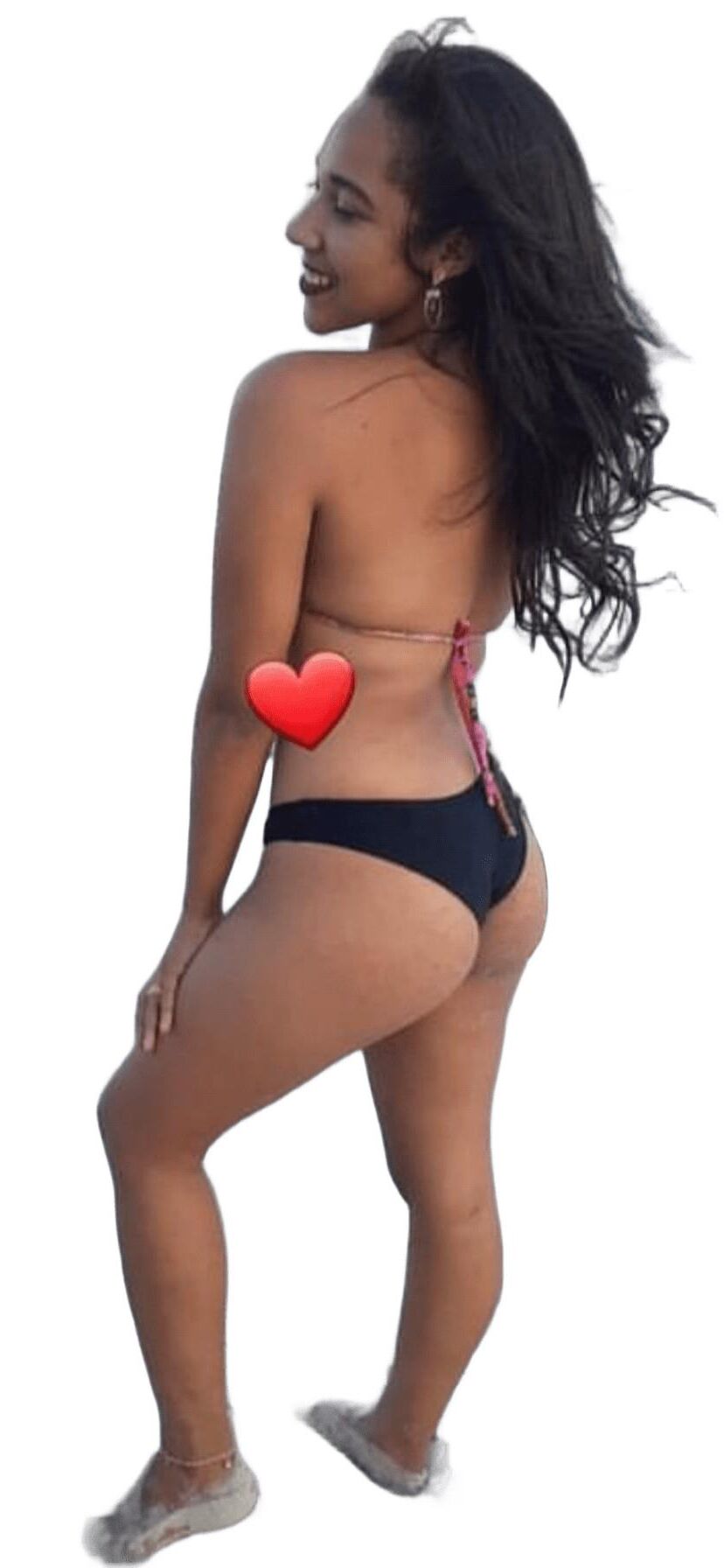 Latina Cute Big Butt Stickers 