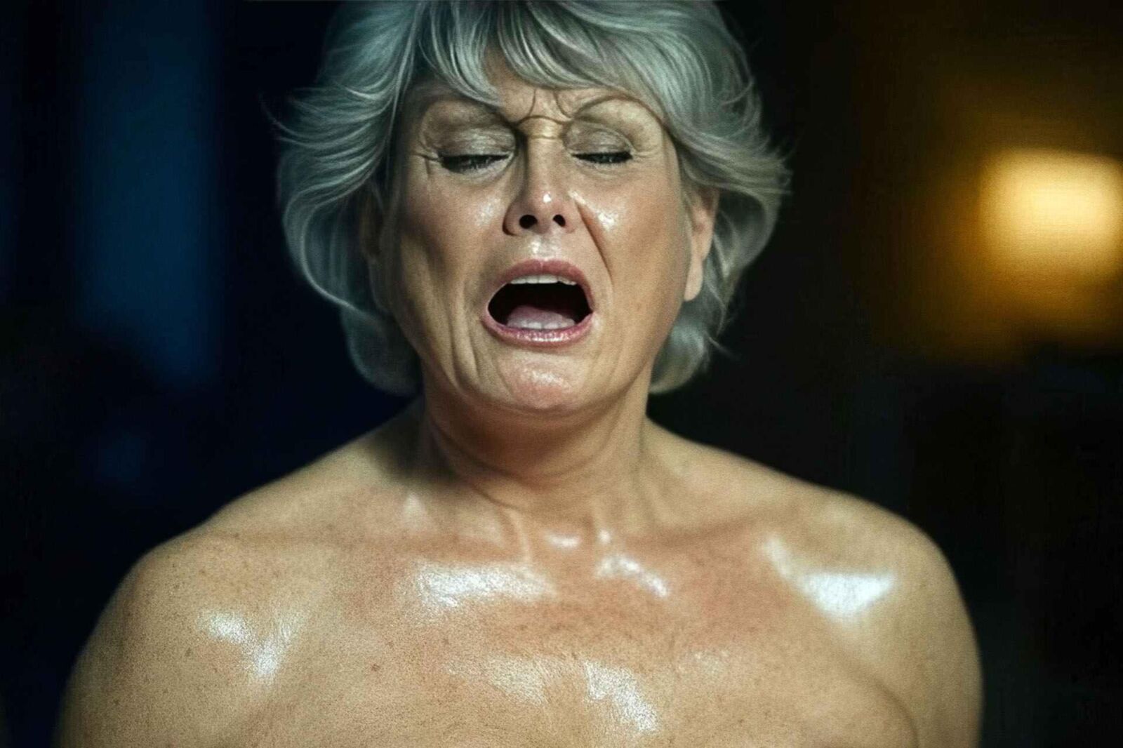 Angela Rippon hermosa agonía