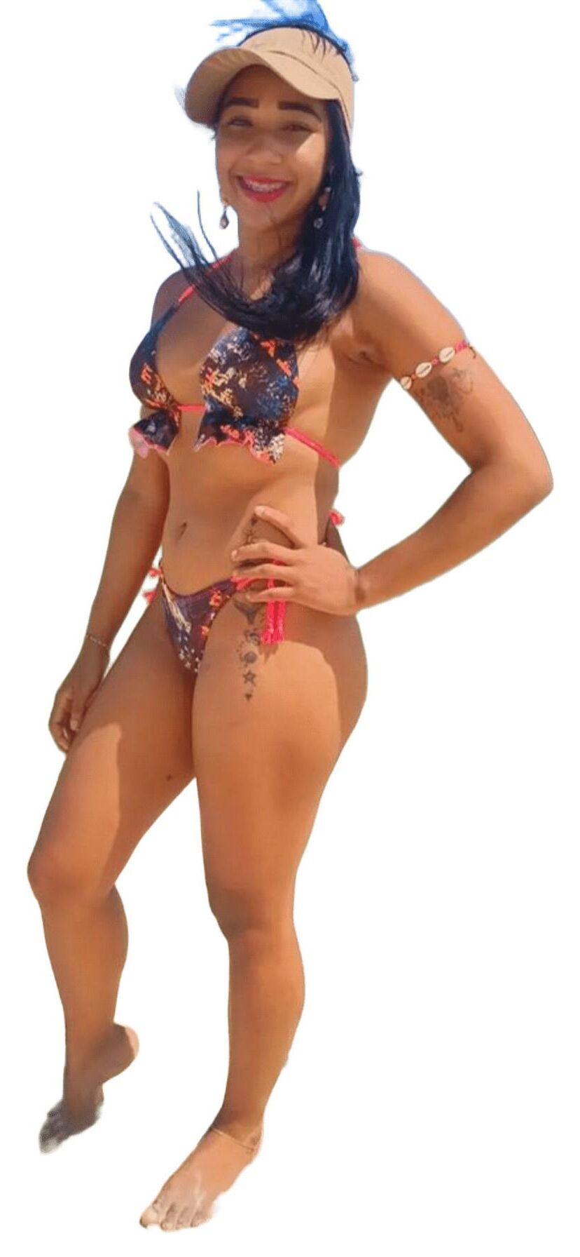 Latina Cute Big Butt Stickers 