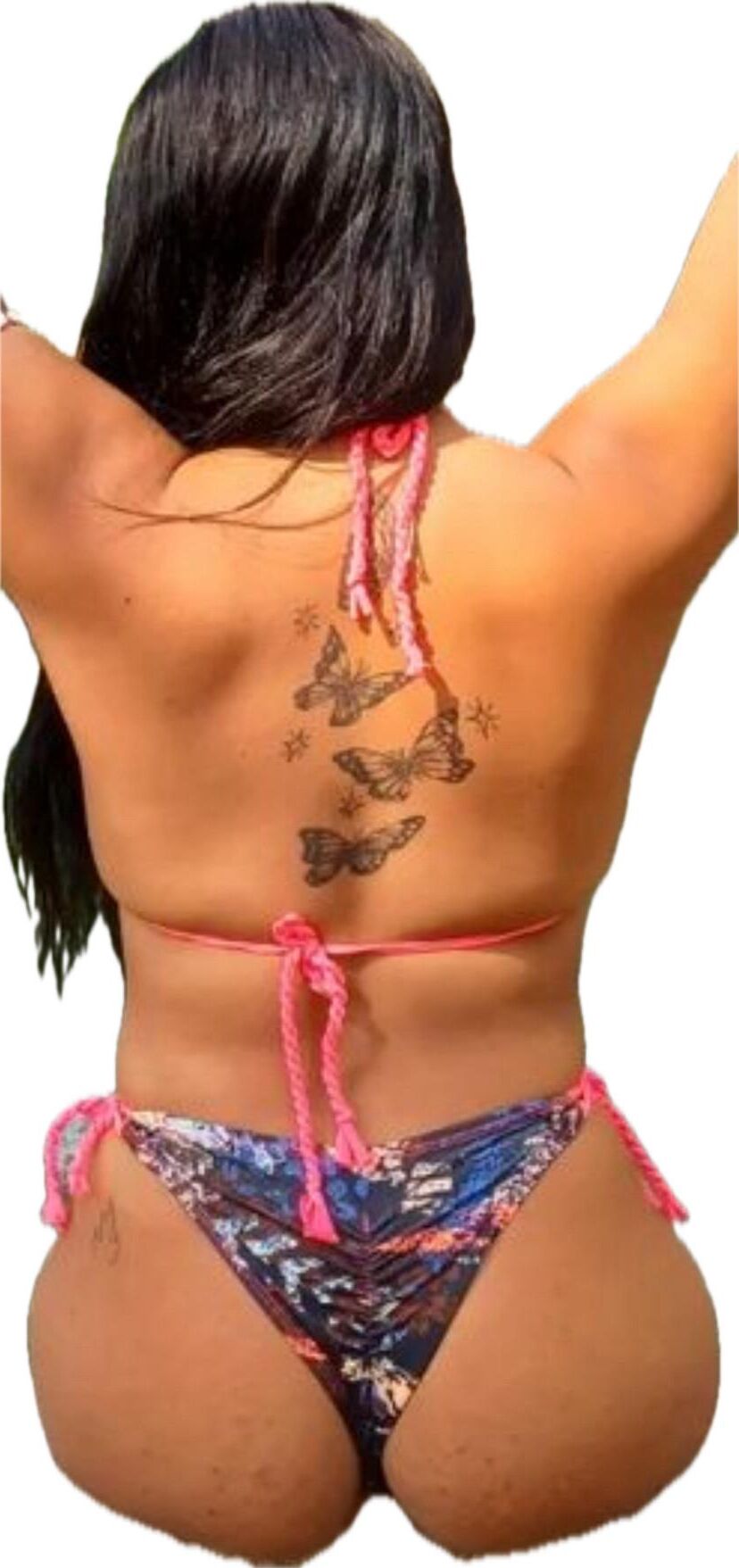 Latina Cute Big Butt Stickers 