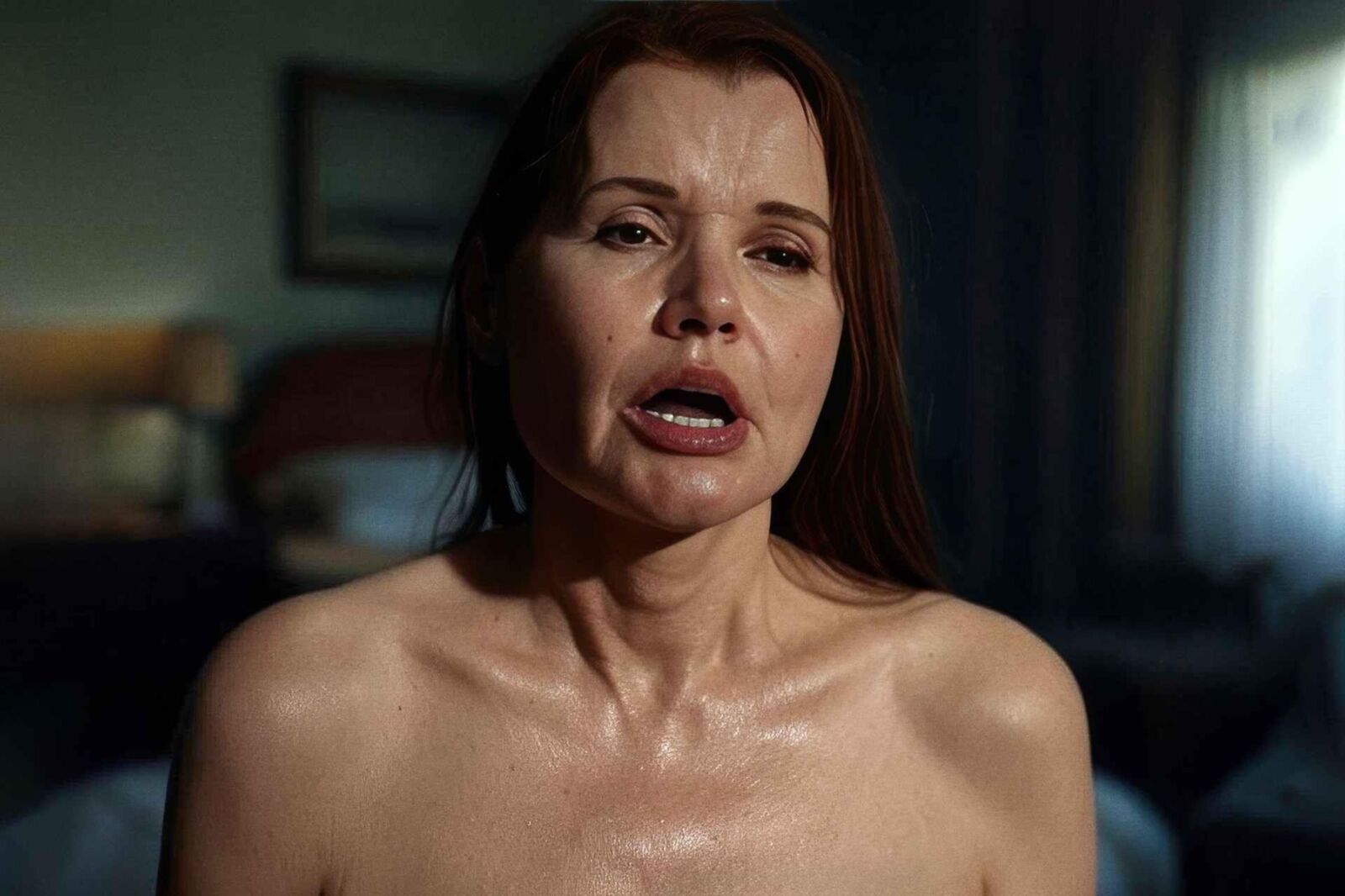 Geena Davis Belle agonie