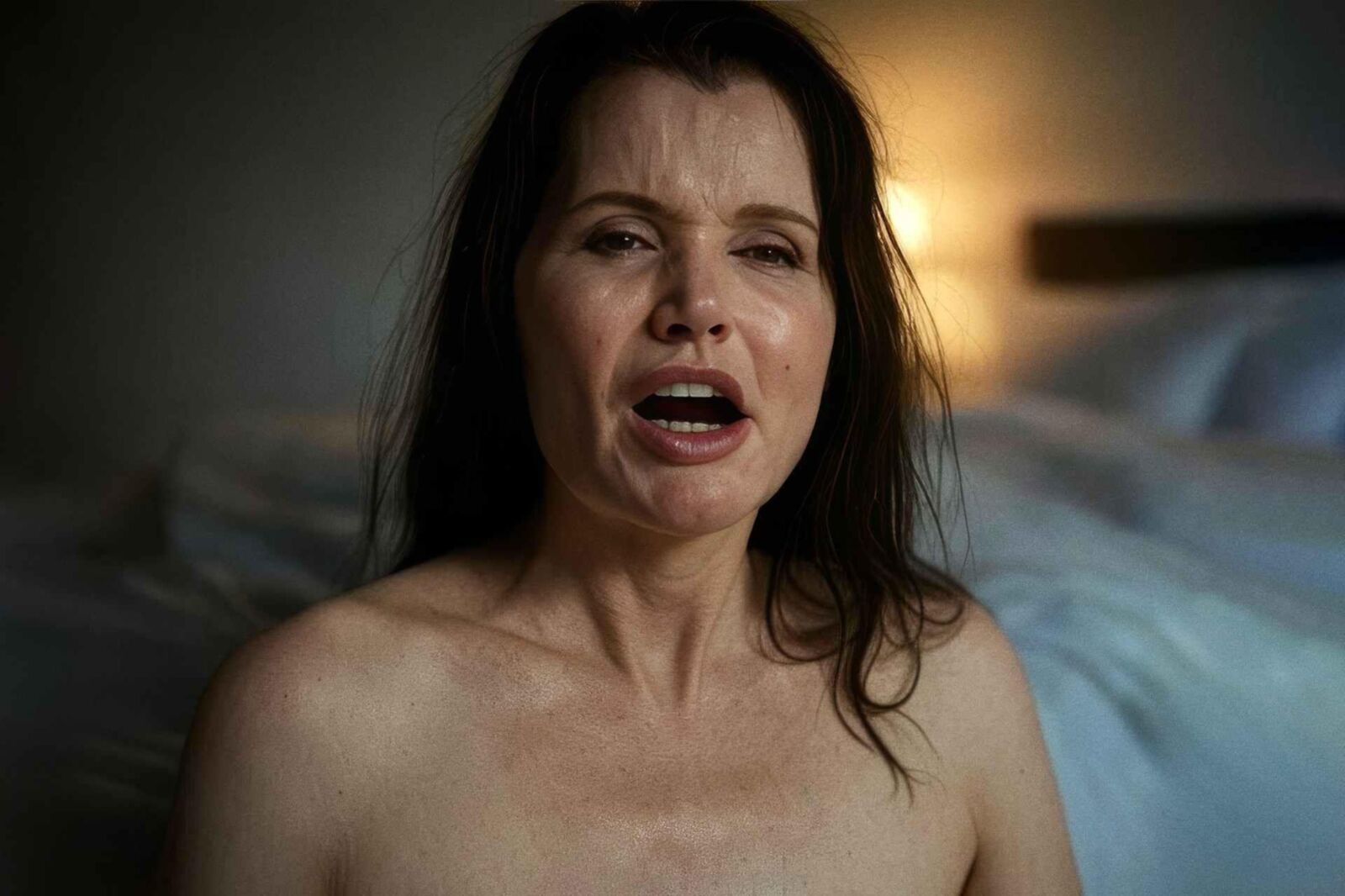 Geena Davis Belle agonie