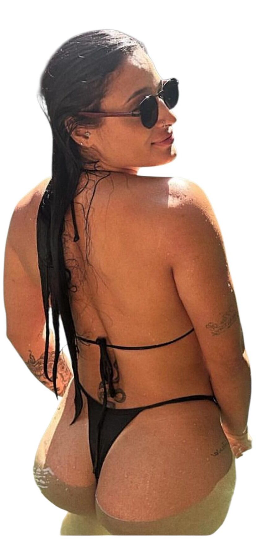Latina lindas pegatinas grandes de trasero