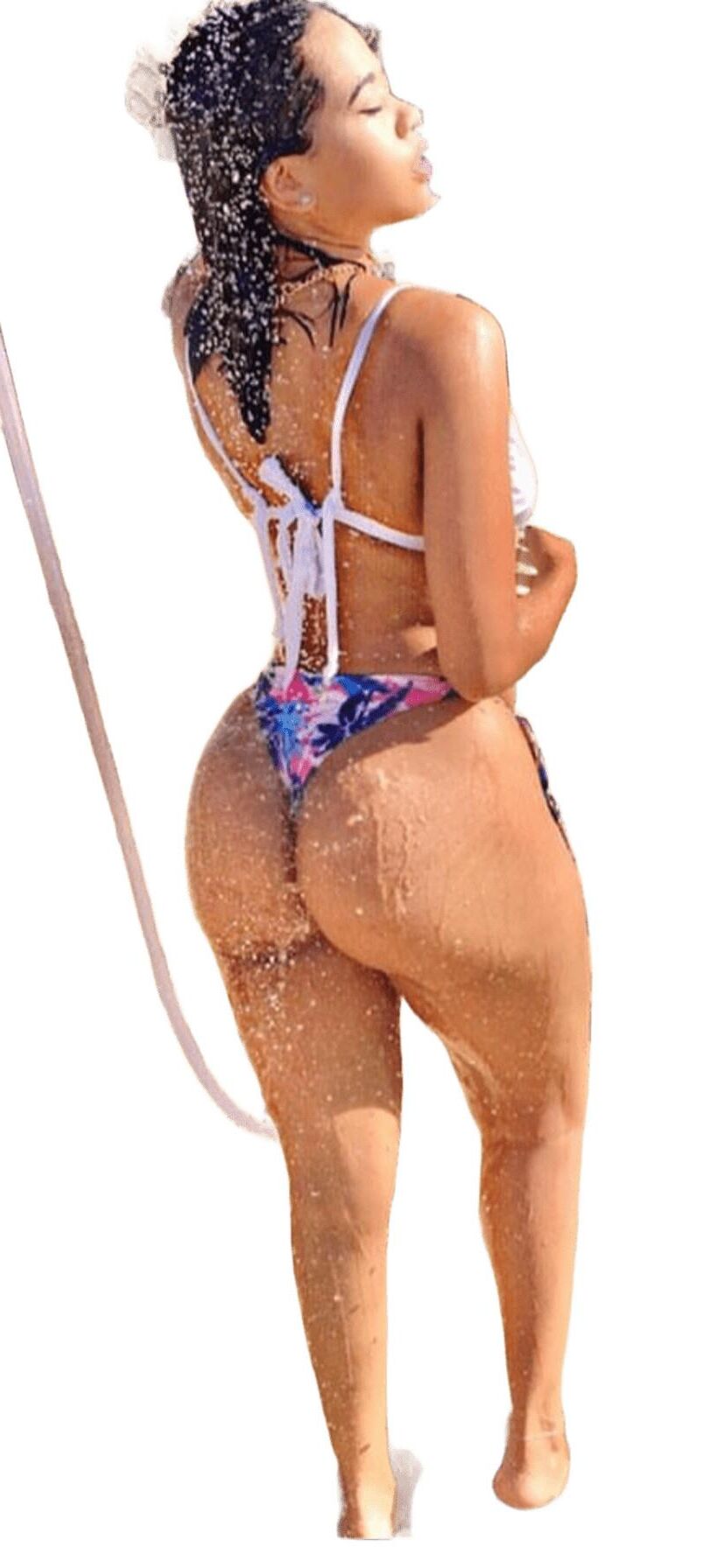 Latina lindas pegatinas grandes de trasero