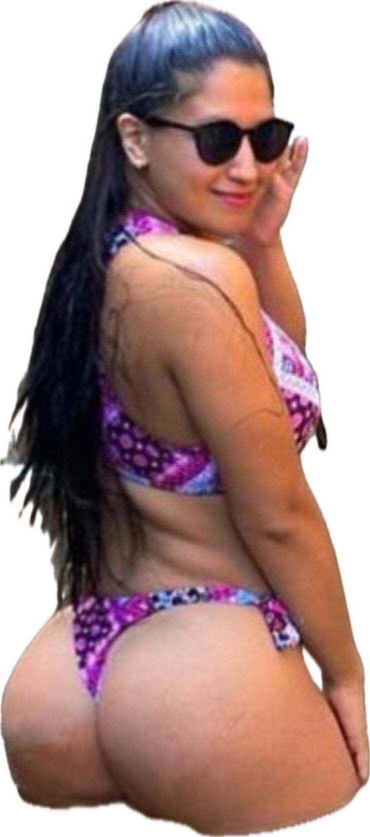 Latina lindas pegatinas grandes de trasero