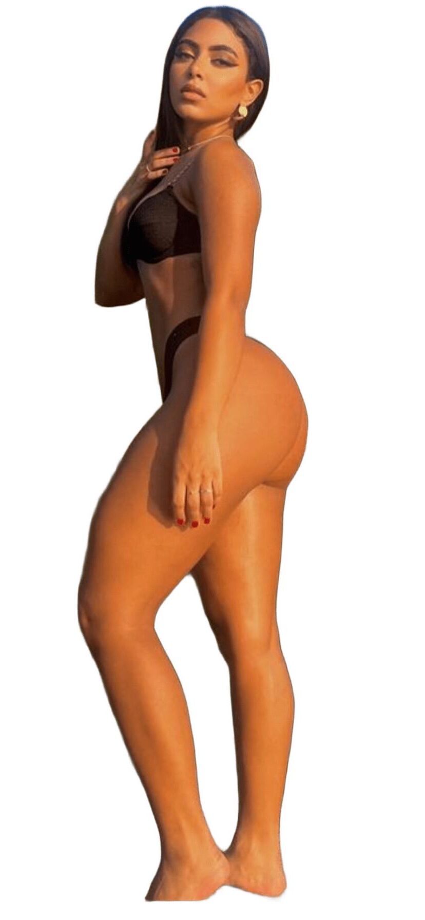 Latina lindas pegatinas grandes de trasero