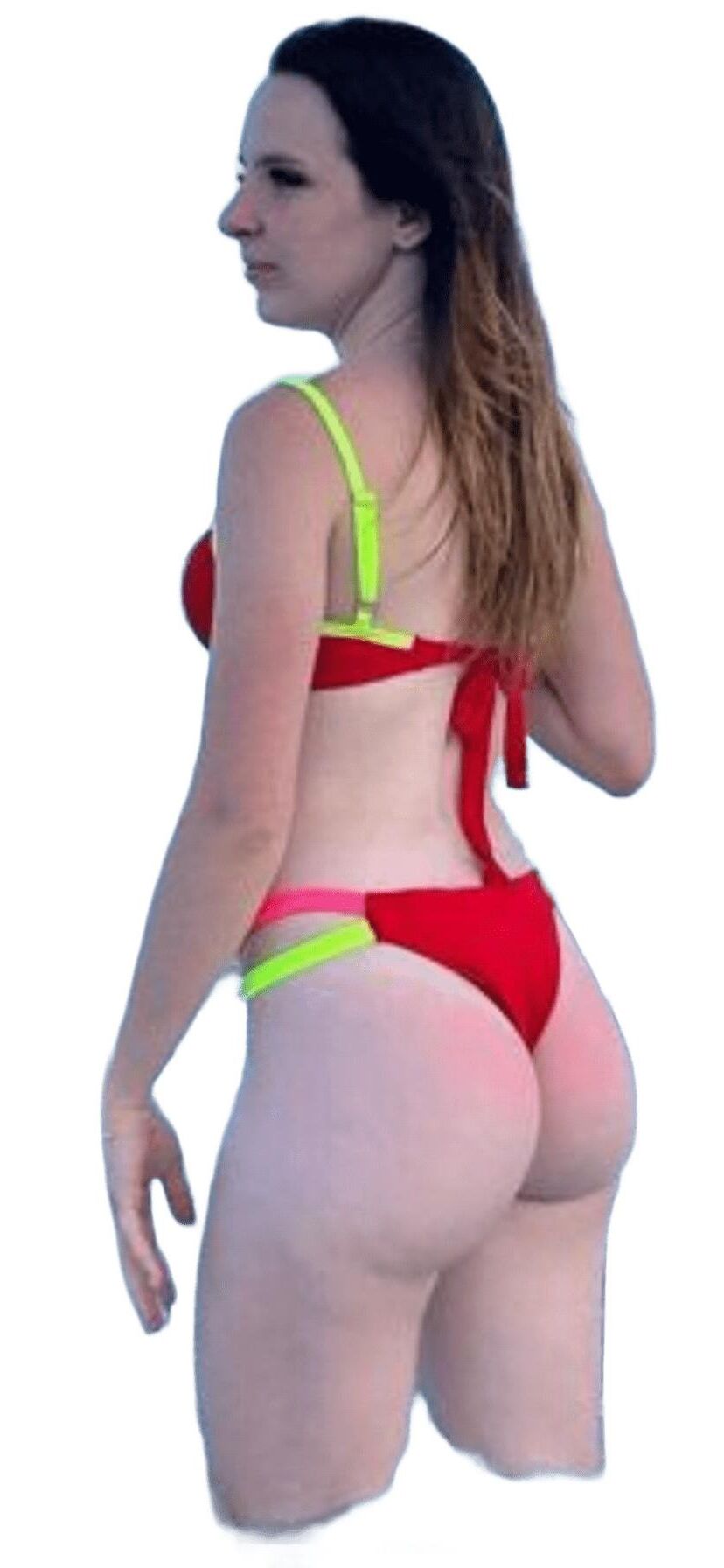 Latina lindas pegatinas grandes de trasero