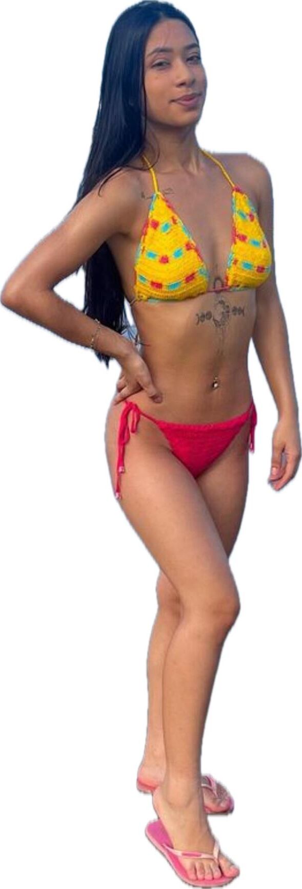 Latina lindas pegatinas grandes de trasero
