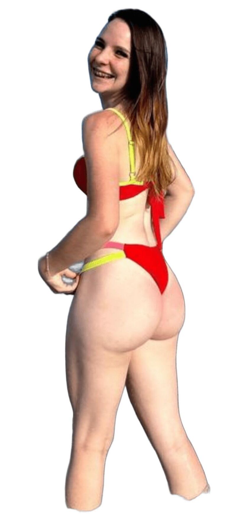 Latina lindas pegatinas grandes de trasero