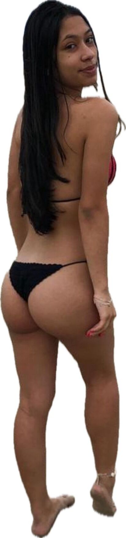 Latina lindas pegatinas grandes de trasero