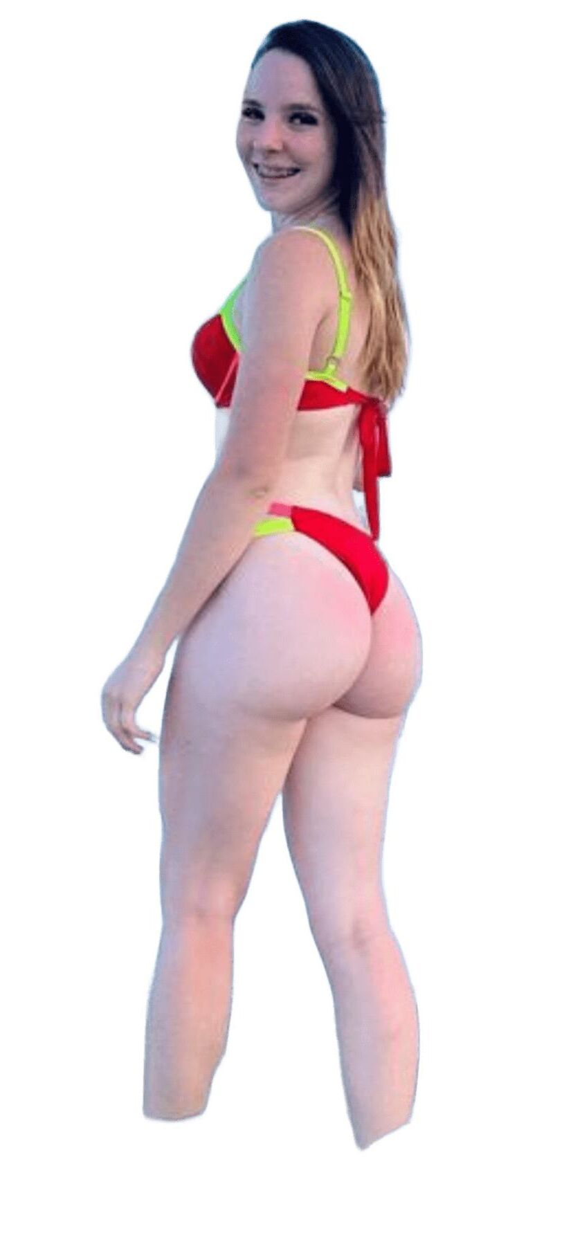 Latina lindas pegatinas grandes de trasero