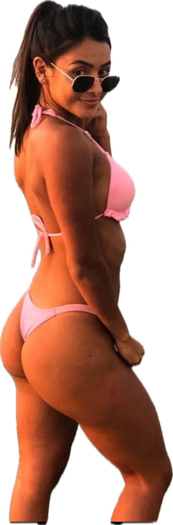 Latina Cute Big Butt Stickers 