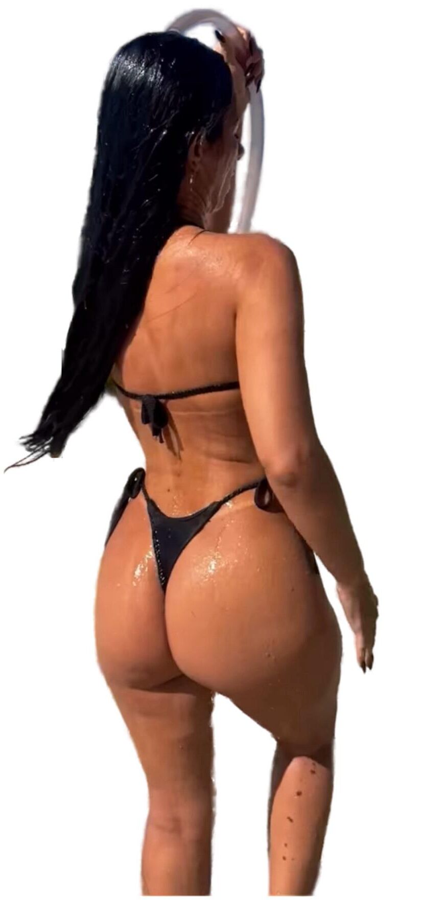 Latina lindas pegatinas grandes de trasero