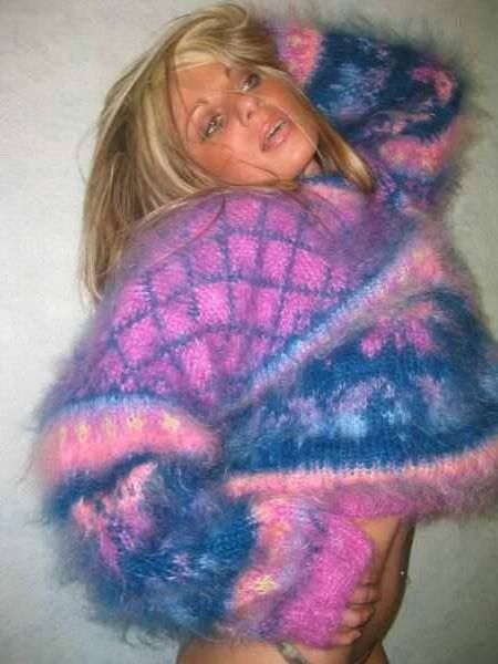 Angelique vintage angora mohair sweaters