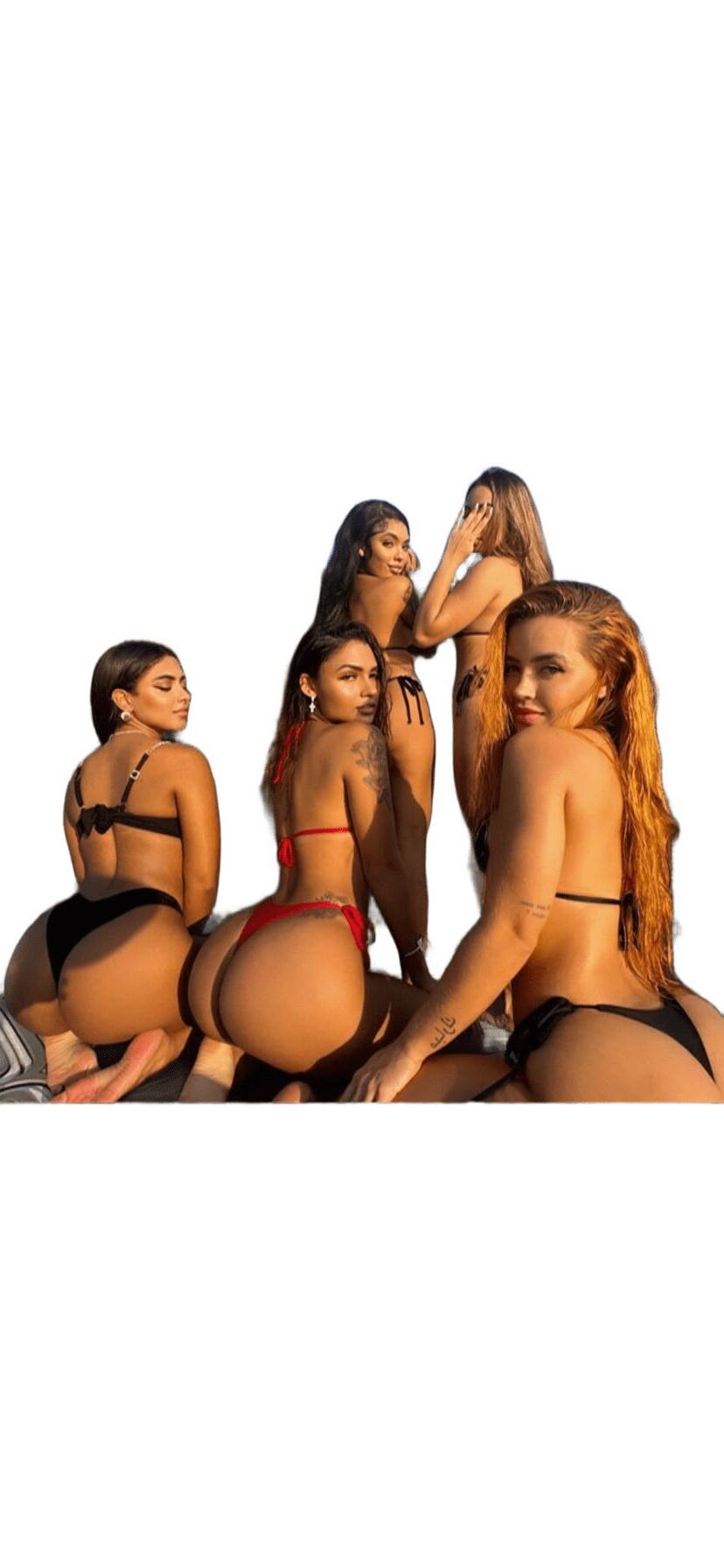 Latina lindas pegatinas grandes de trasero