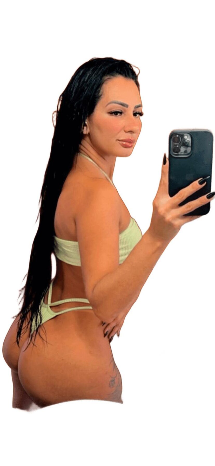 Latina lindas pegatinas grandes de trasero