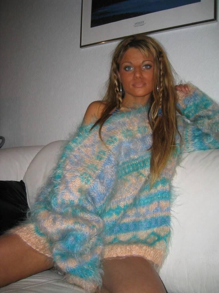 Angelique vintage angora mohair sweaters