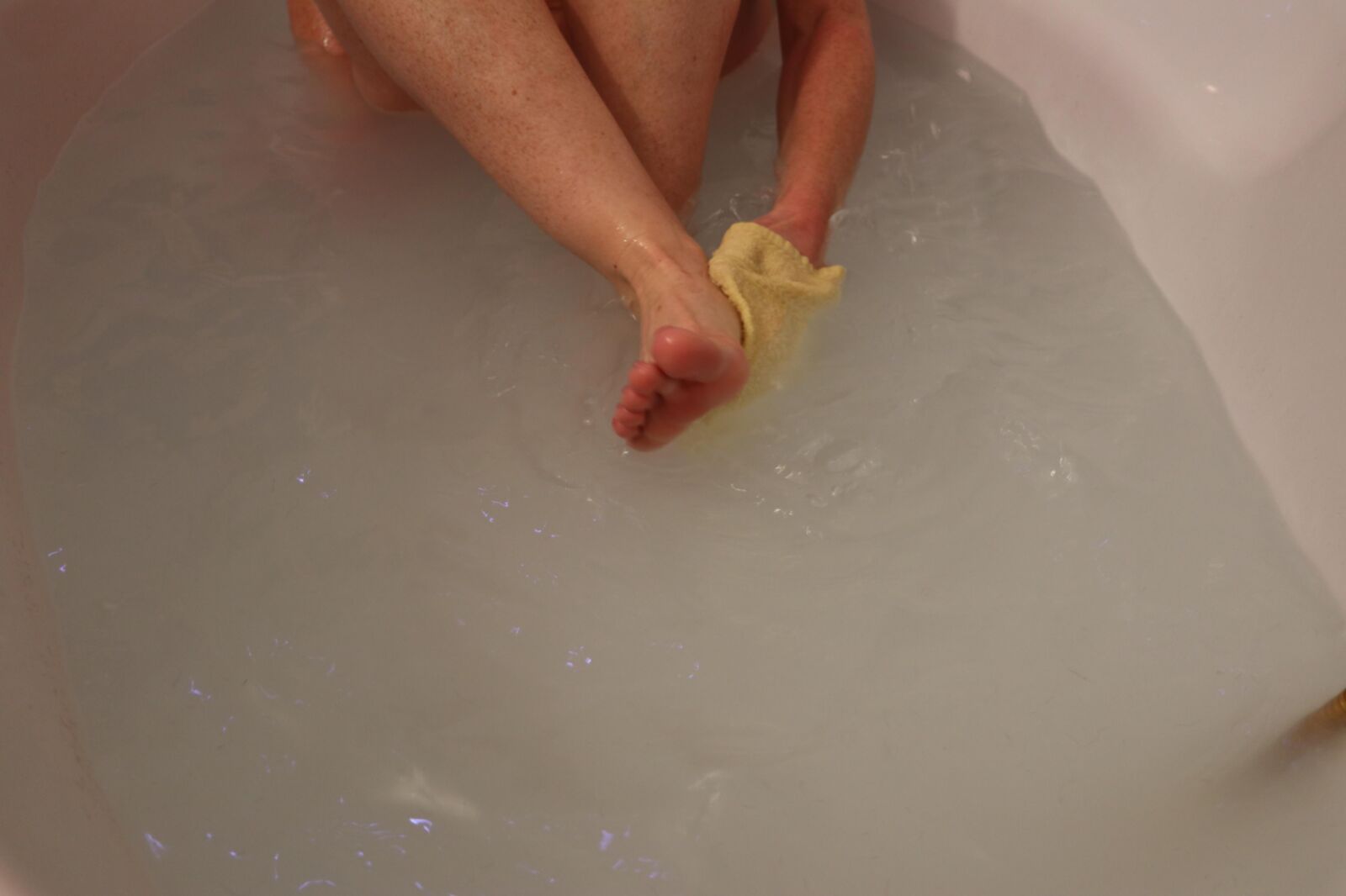 "washing + shabing alone, is totally boring after having sex"