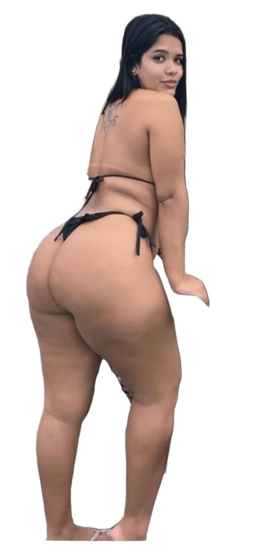 Latina lindas pegatinas grandes de trasero
