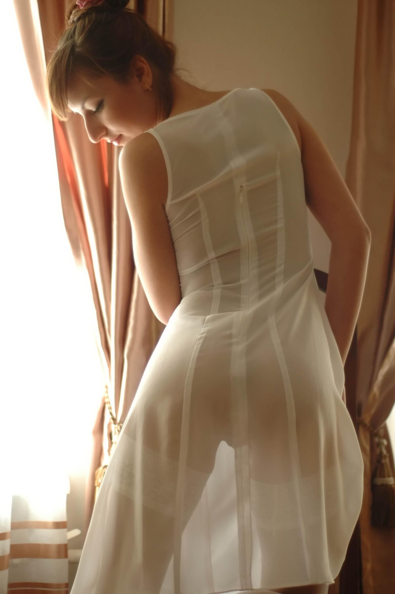 Slastyonoff Anna in White、