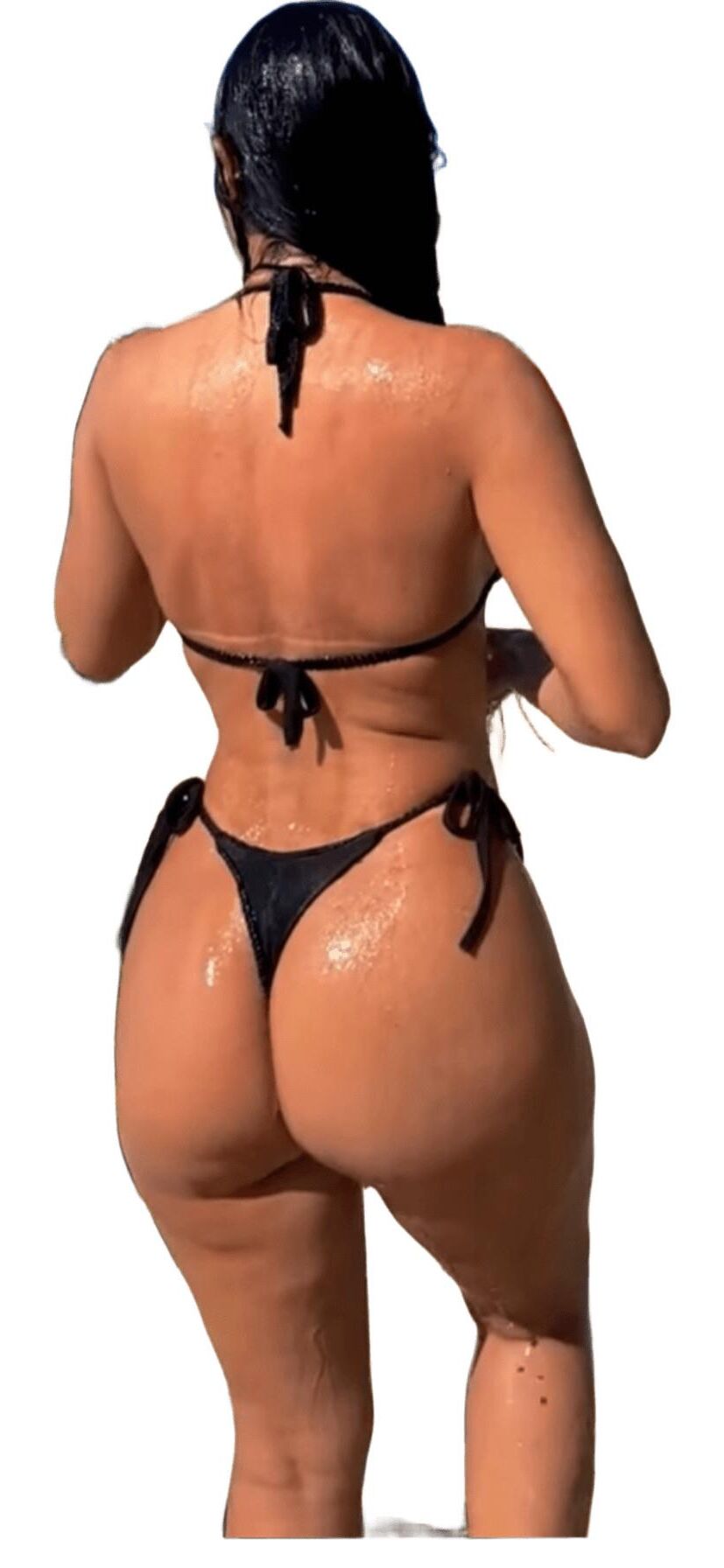 Latina lindas pegatinas grandes de trasero