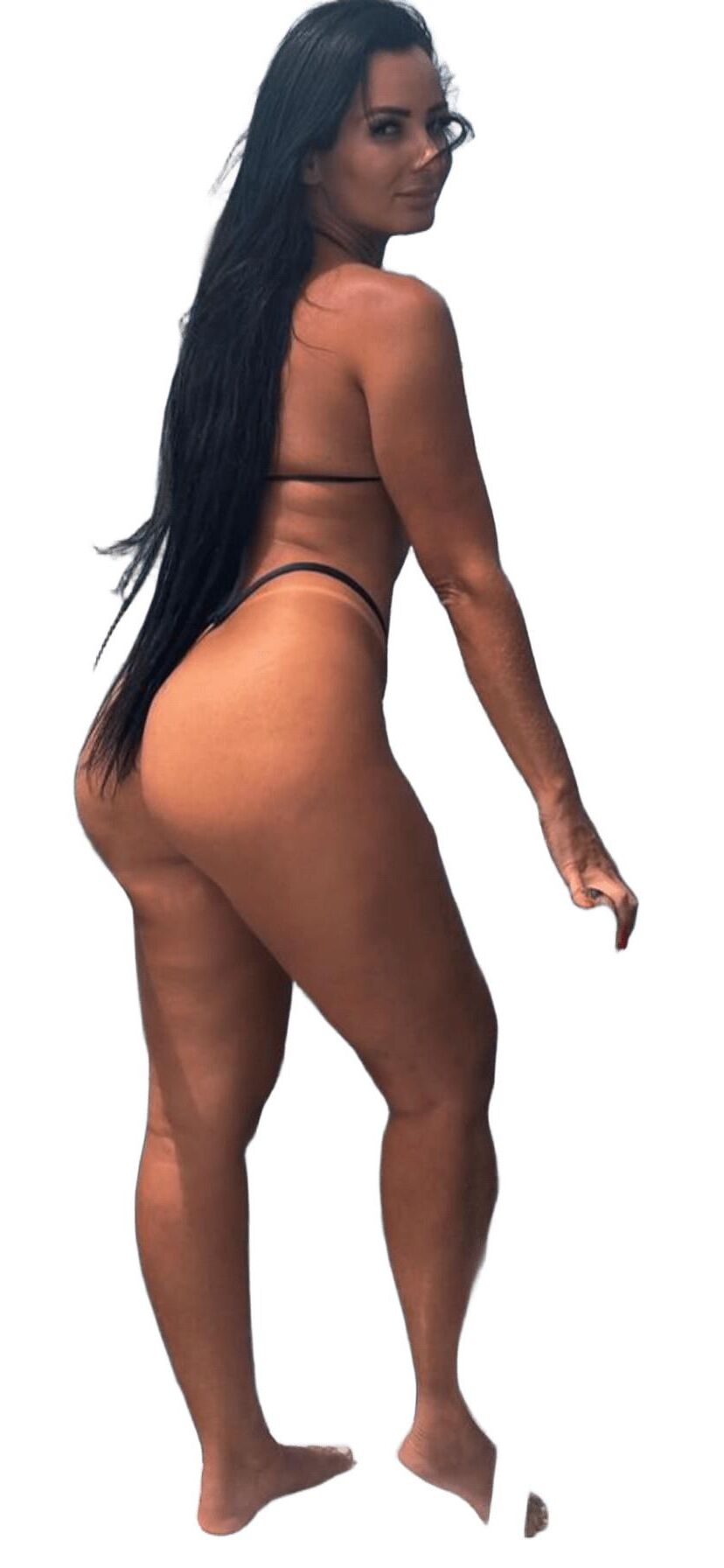 Latina lindas pegatinas grandes de trasero