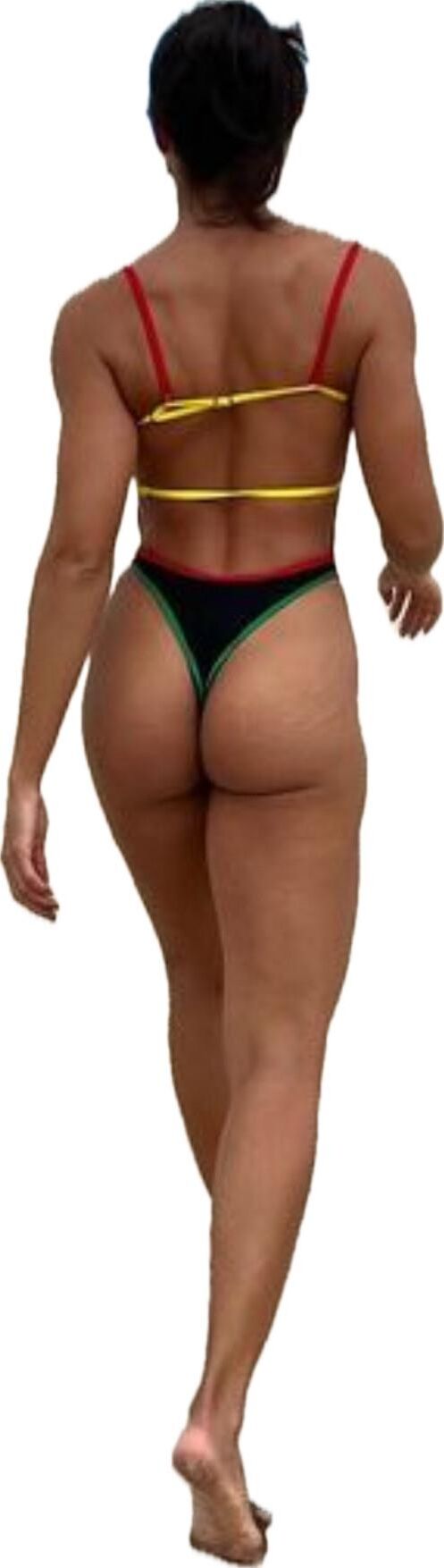 Latina lindas pegatinas grandes de trasero
