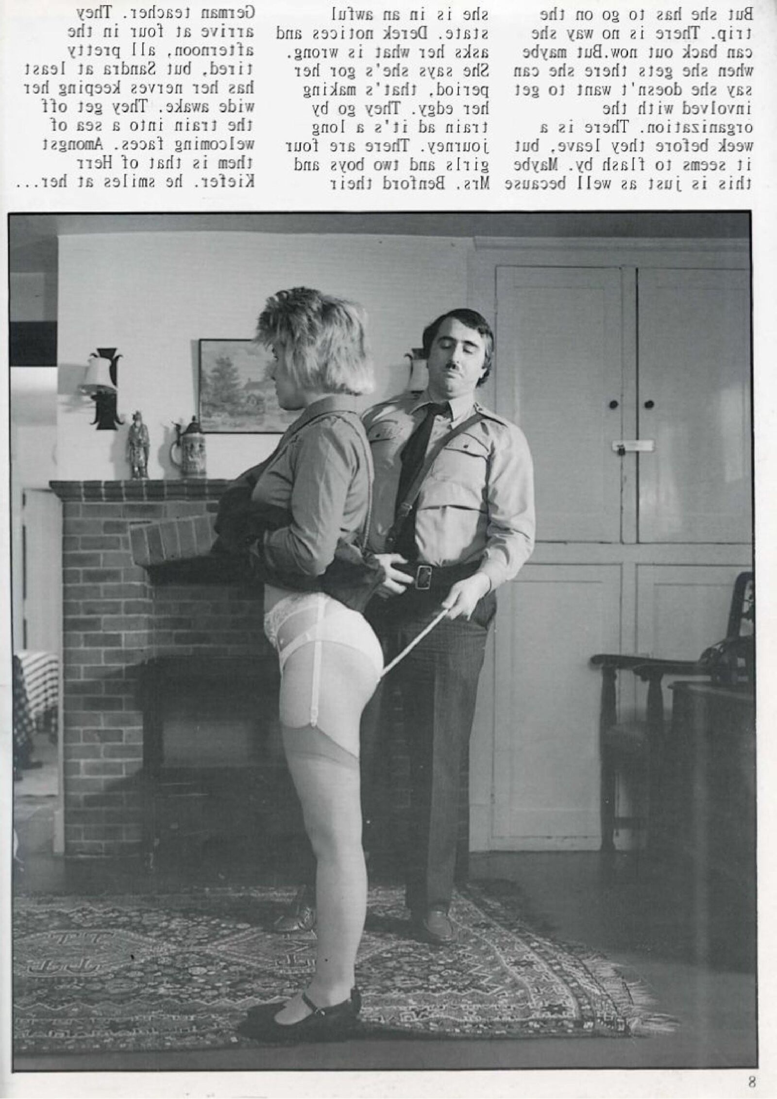 Problema de chicas de uniformes de nalgadas de nalgadas retro (completa)