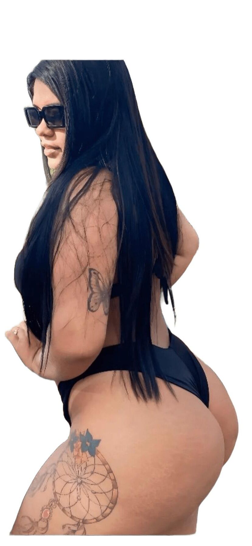 Latina lindas pegatinas grandes de trasero