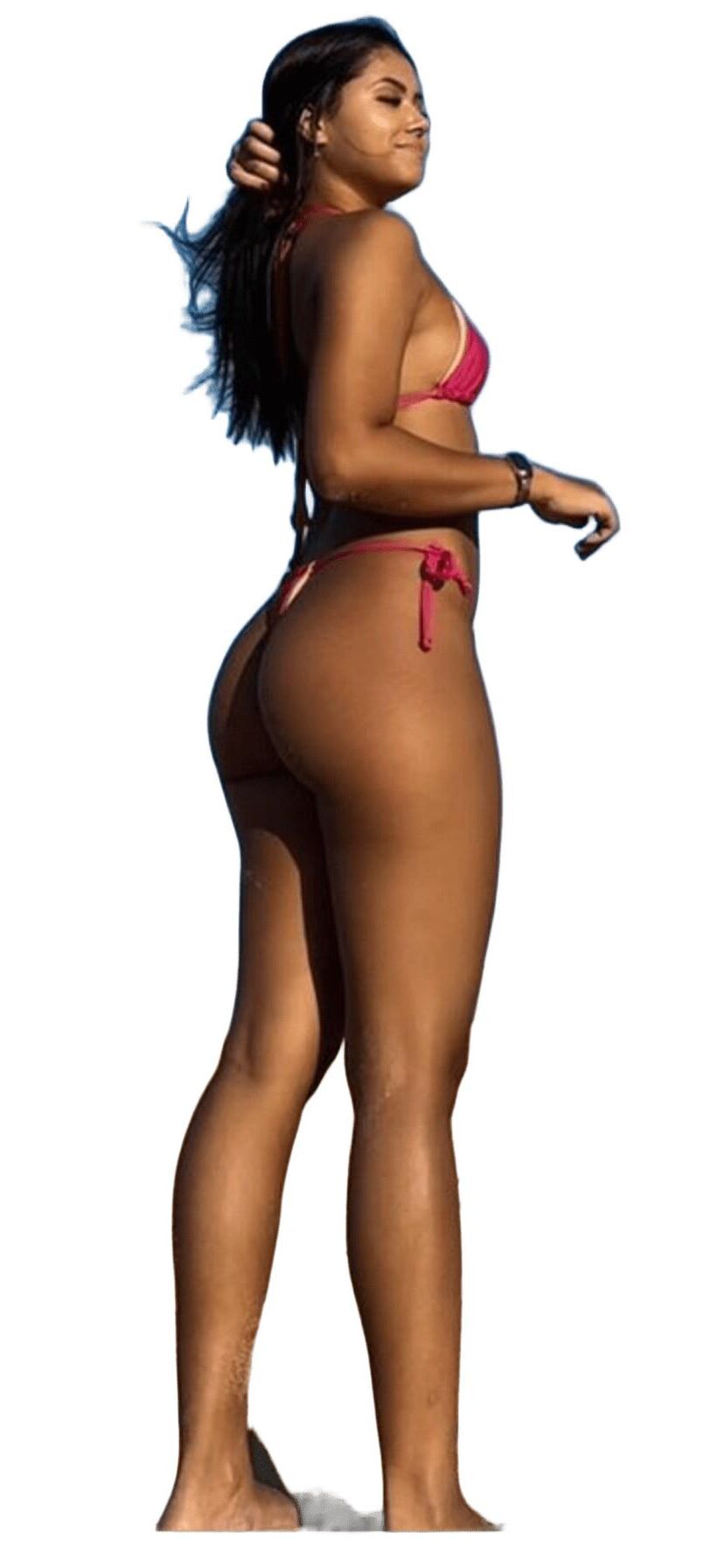 Latina lindas pegatinas grandes de trasero