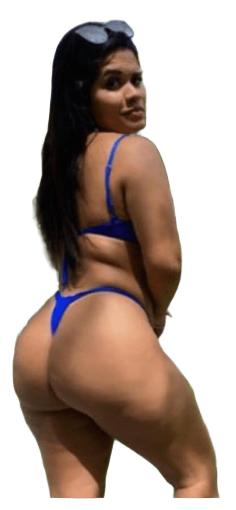 Latina lindas pegatinas grandes de trasero