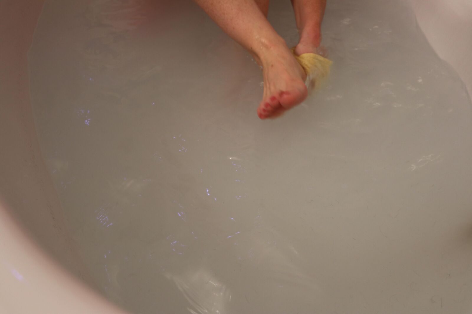 "washing + shabing alone, is totally boring after having sex"