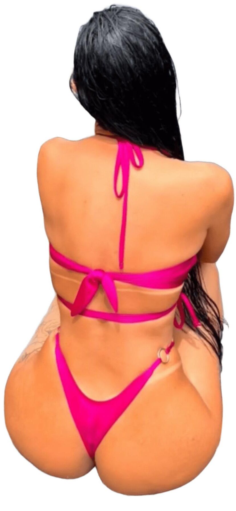 Latina lindas pegatinas grandes de trasero