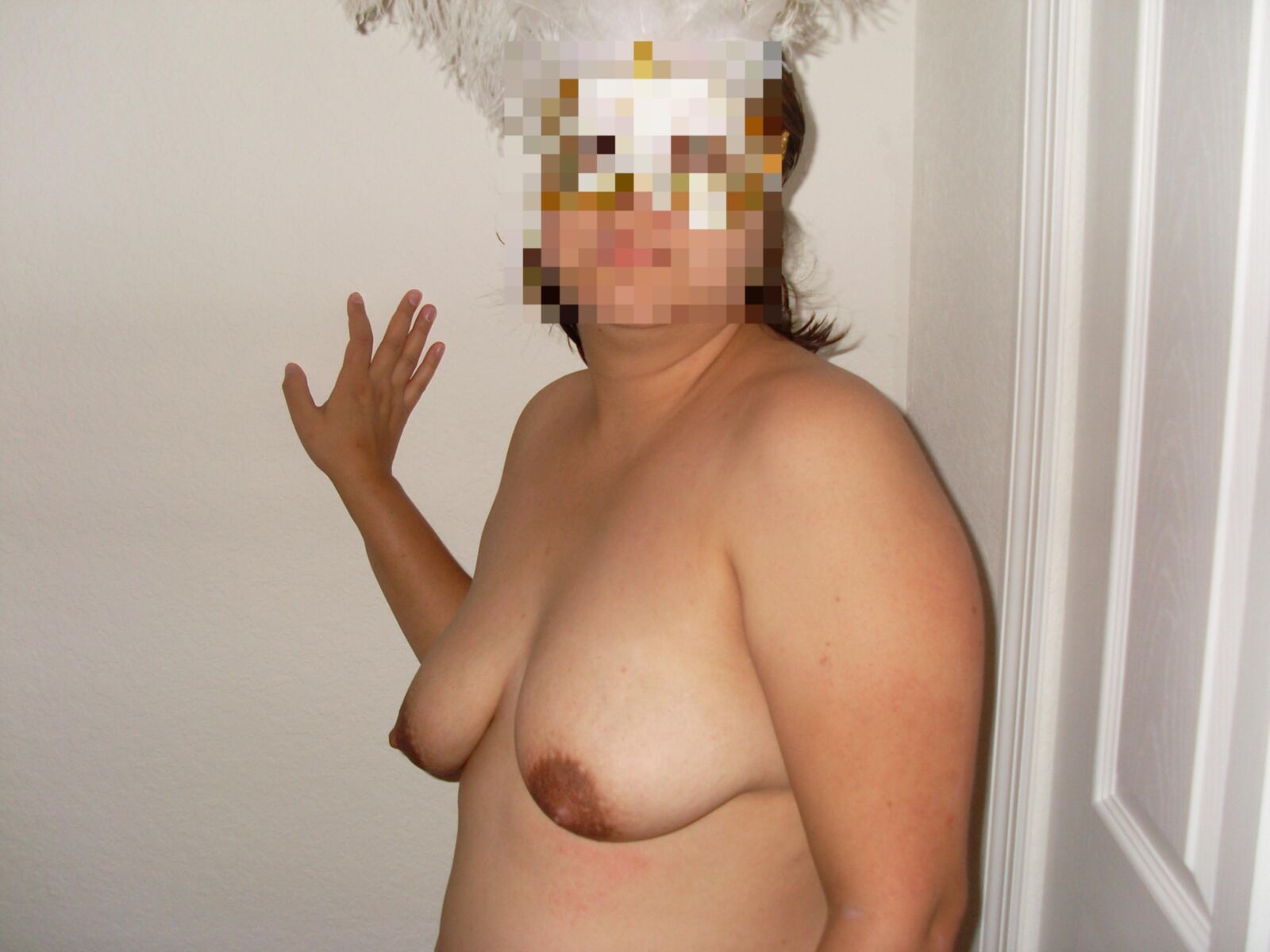 Esposa de año y sus tetas