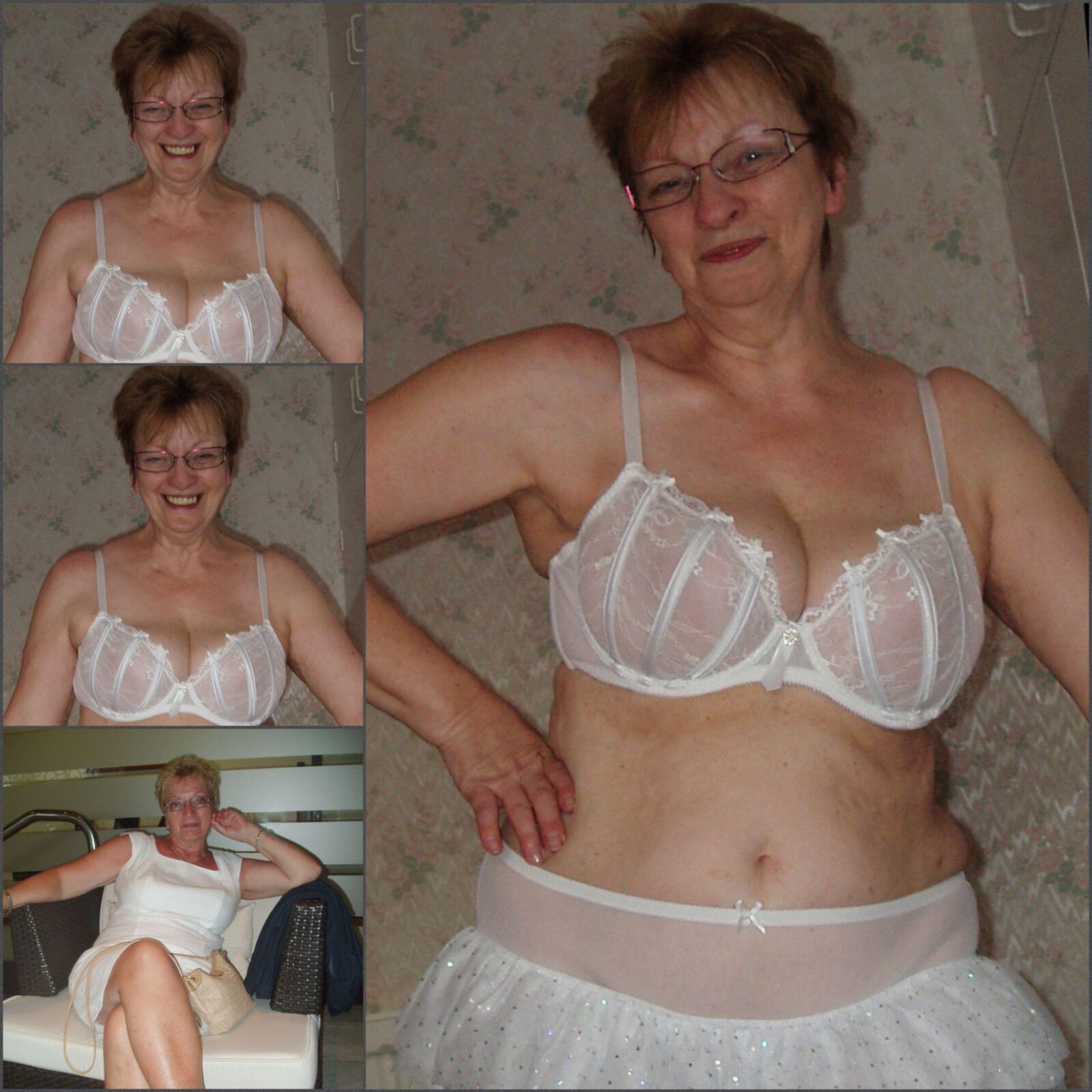 Compilación de esposa vestida y en lencería