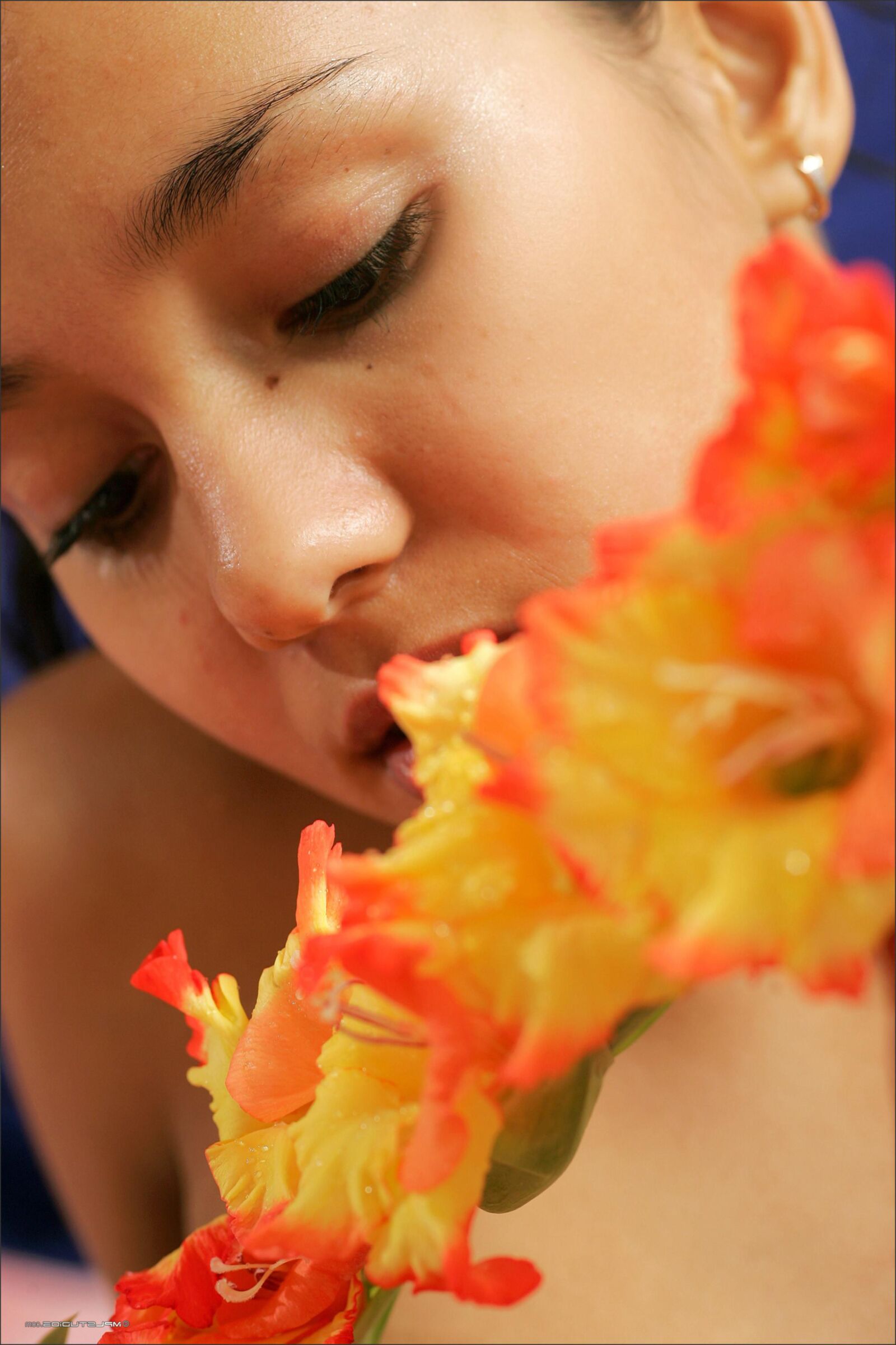 Kamilla wet close ups nipples, landing strip, cute butt, eye