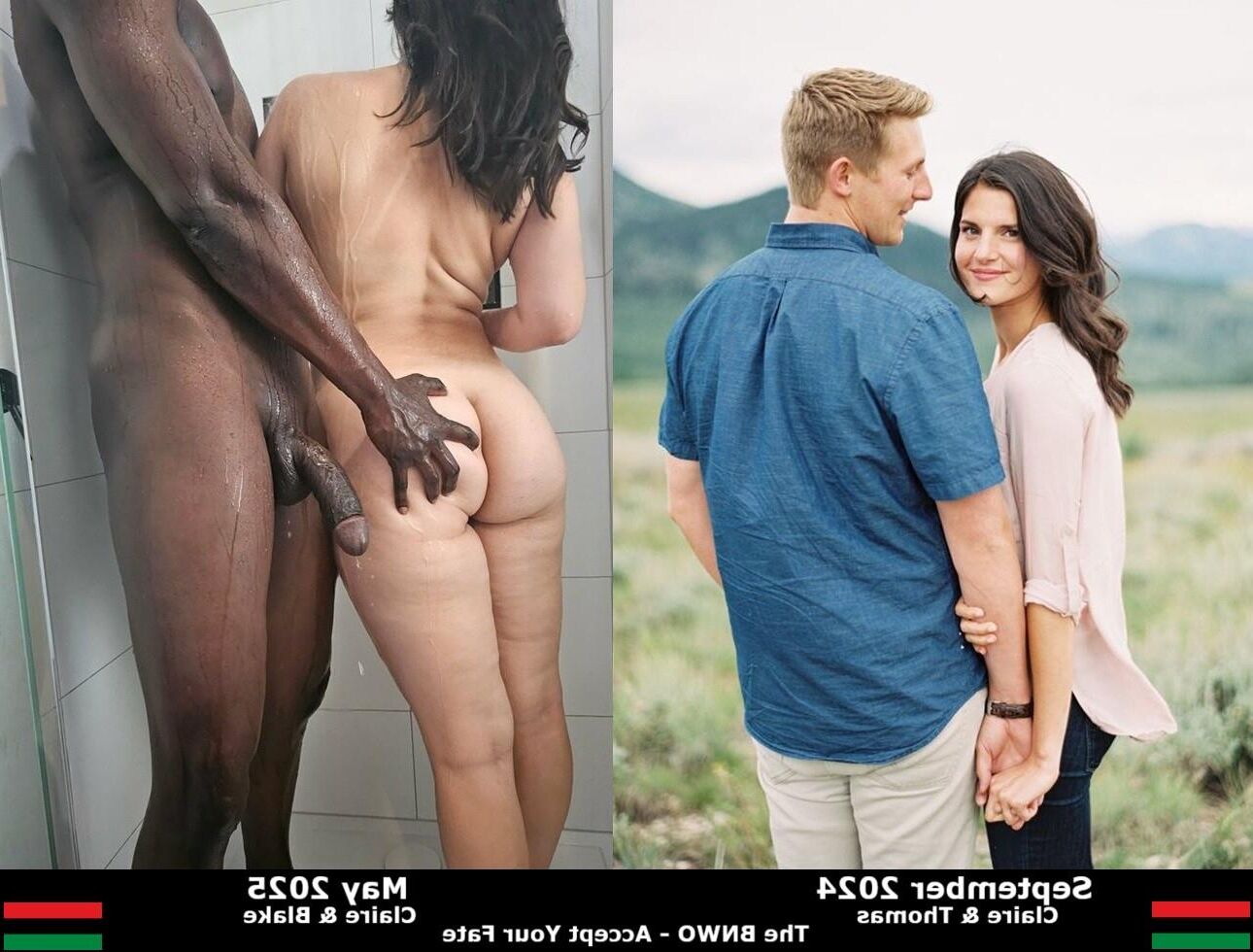 My Interracial BNWO Cuckold Caps 